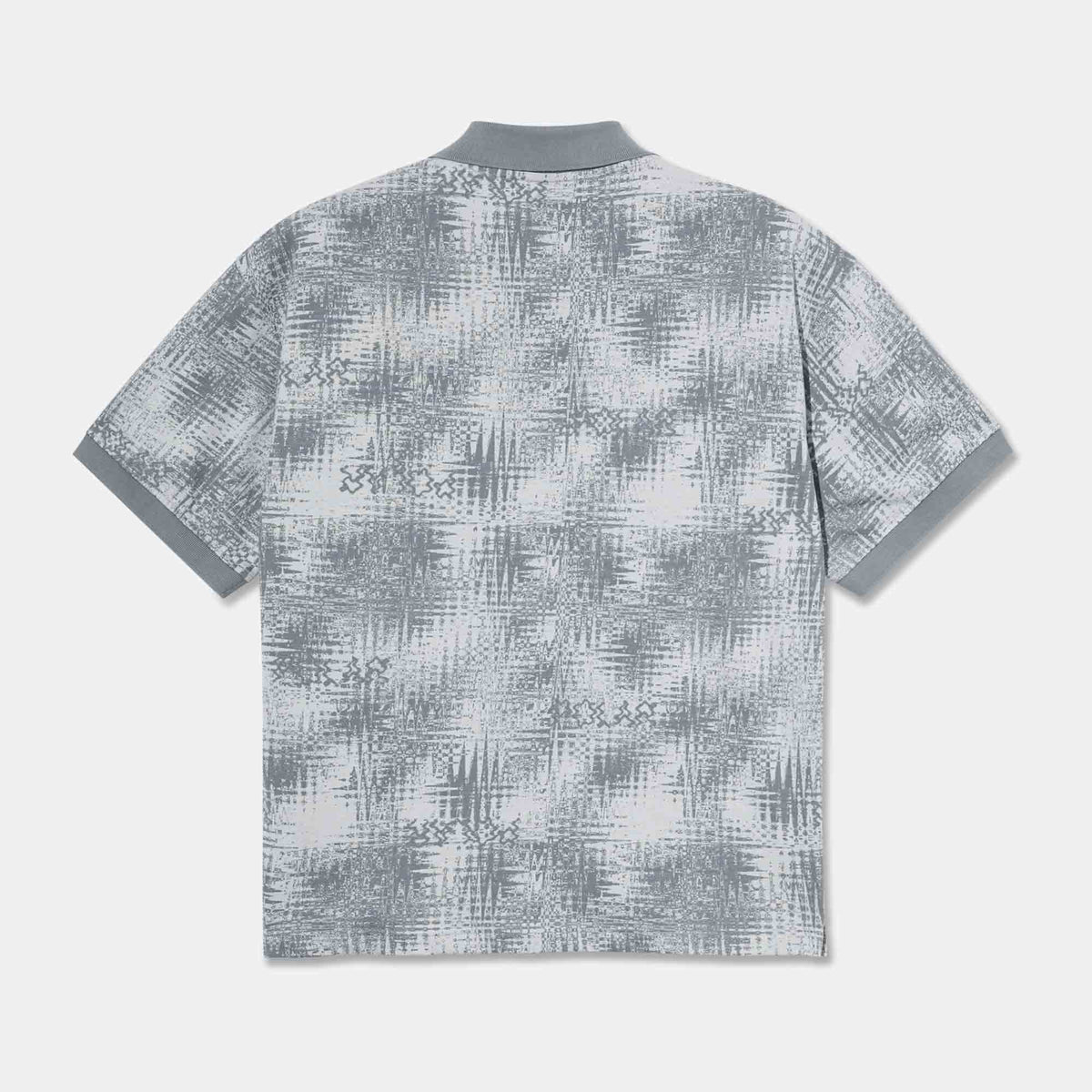 Surf Polo Shirt | Scribble | Silver
