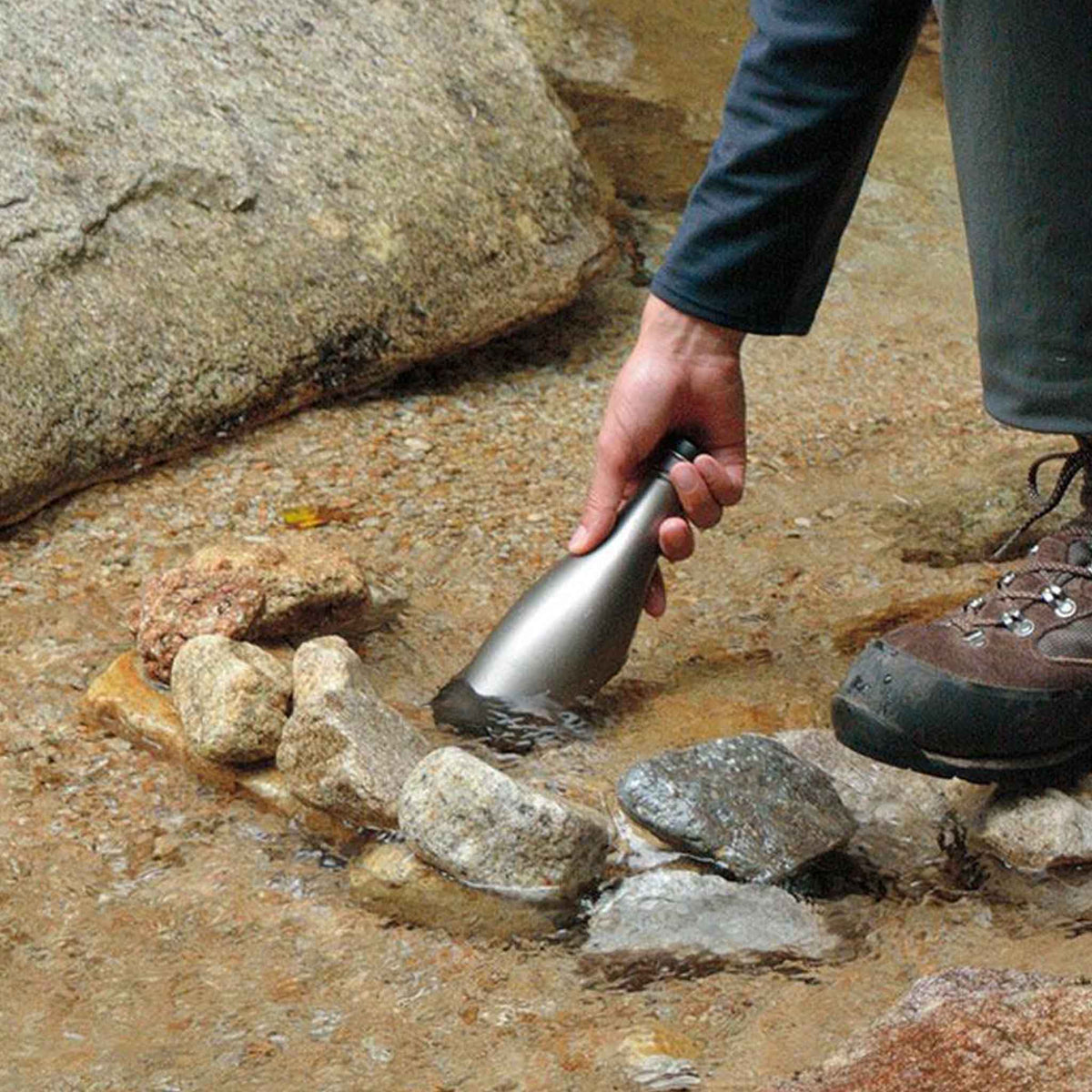 Titanium Sake Bottle