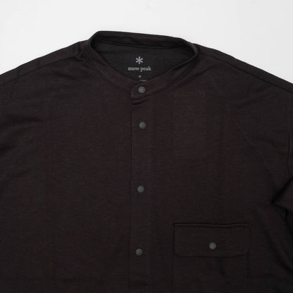 Pe/Wo Grid Shirt | Black