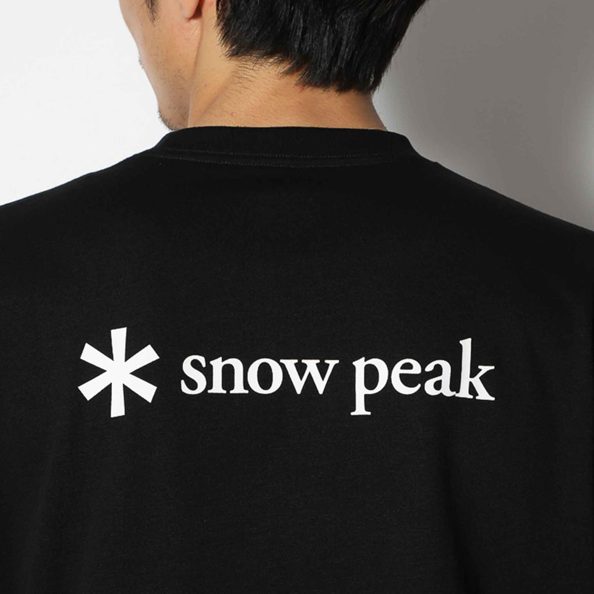 SP Back Printed Logo T shirt | Black
