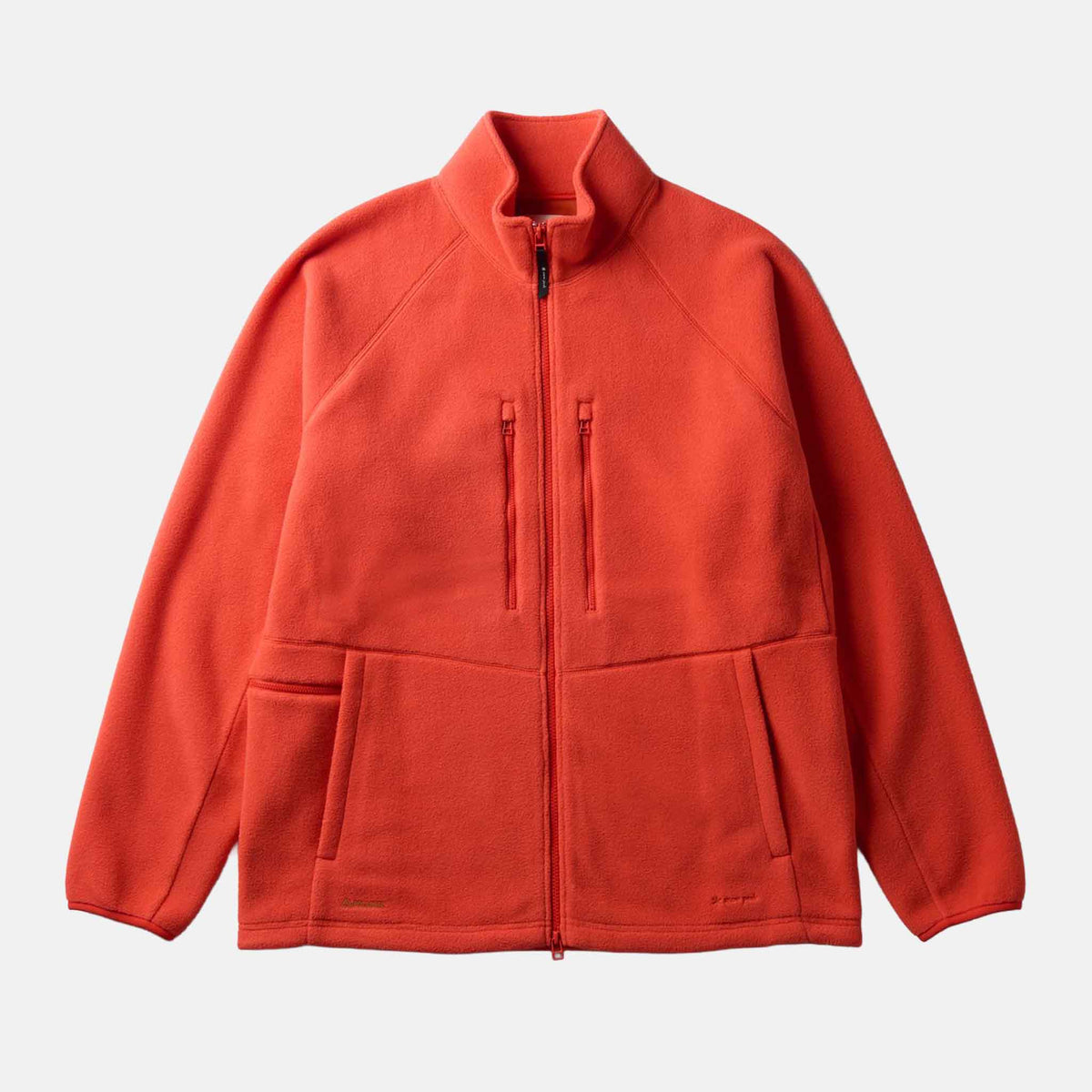 Water-Repellent Fleece Jacket | Orange