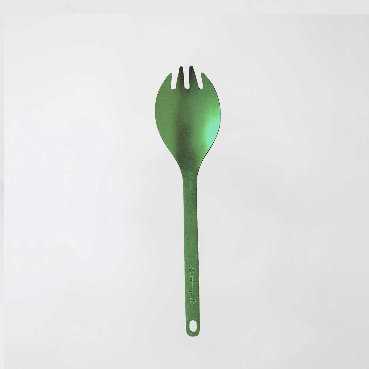 Titanium Spork Green