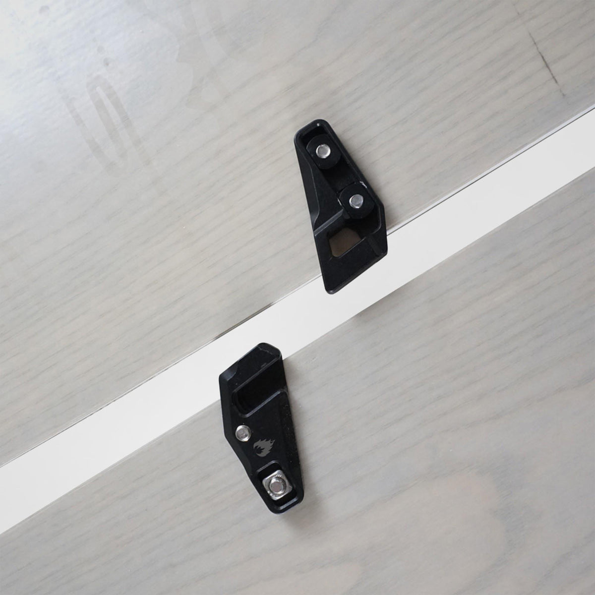 Fixie Clips, Through-Mount, Black