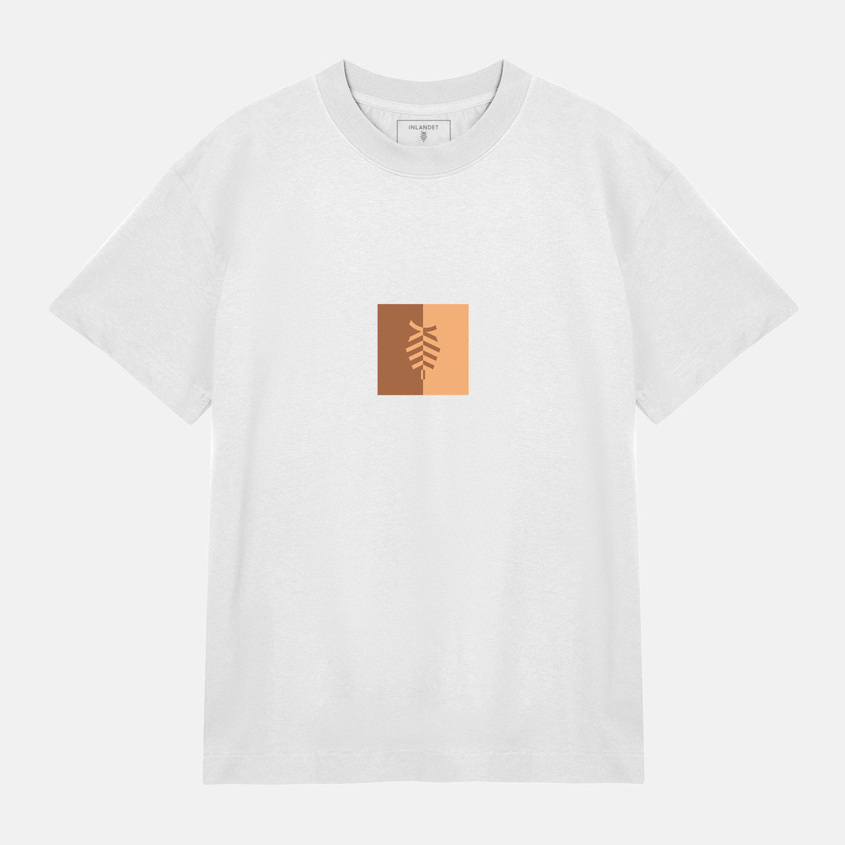 Split Logo Khaki Boxy Tee | Vit