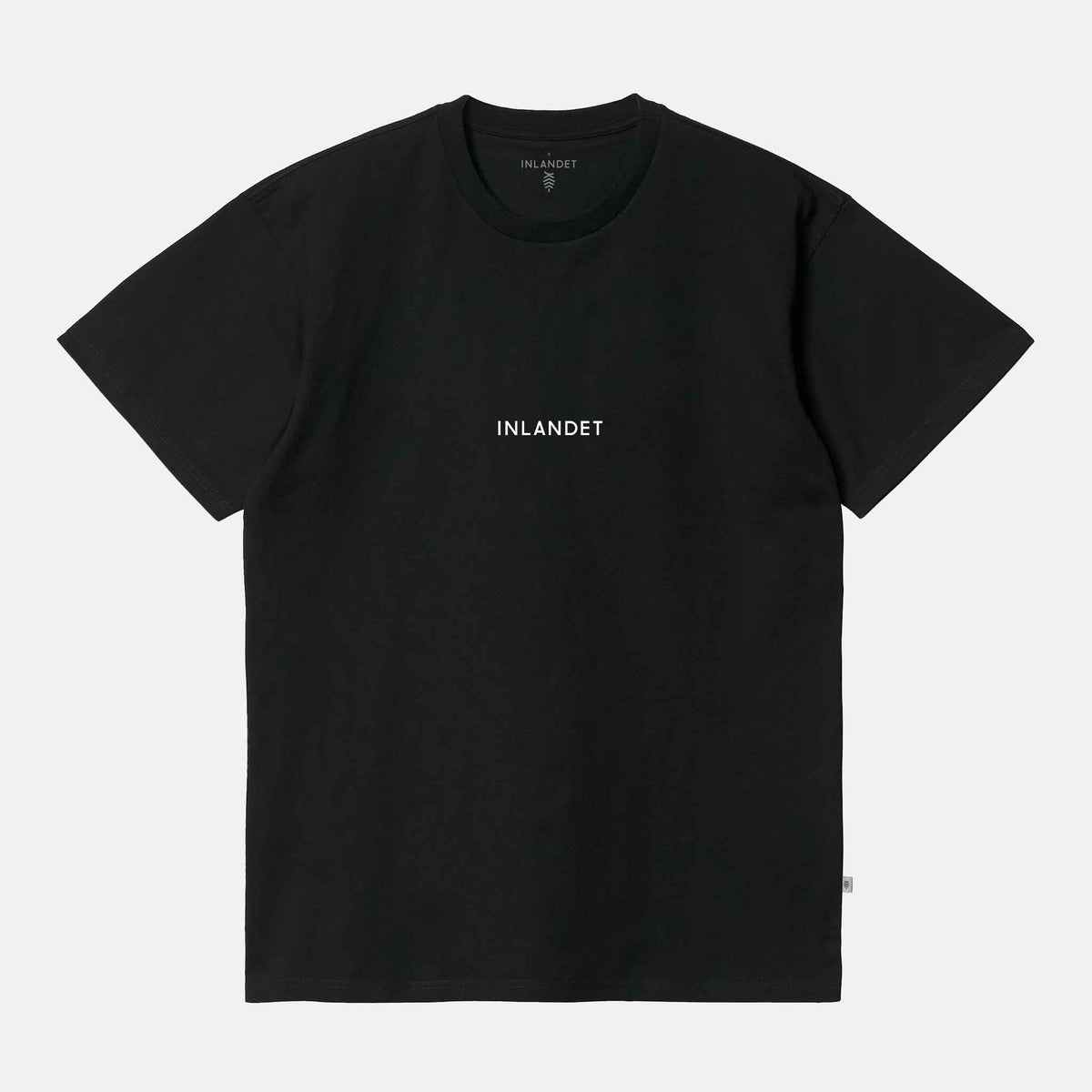 Regular Tee Text Logo | Svart