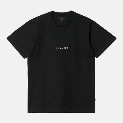 Regular Tee Text Logo | Svart