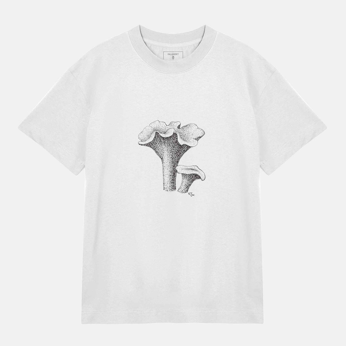 JW Kantarell Boxy Tee | Vit