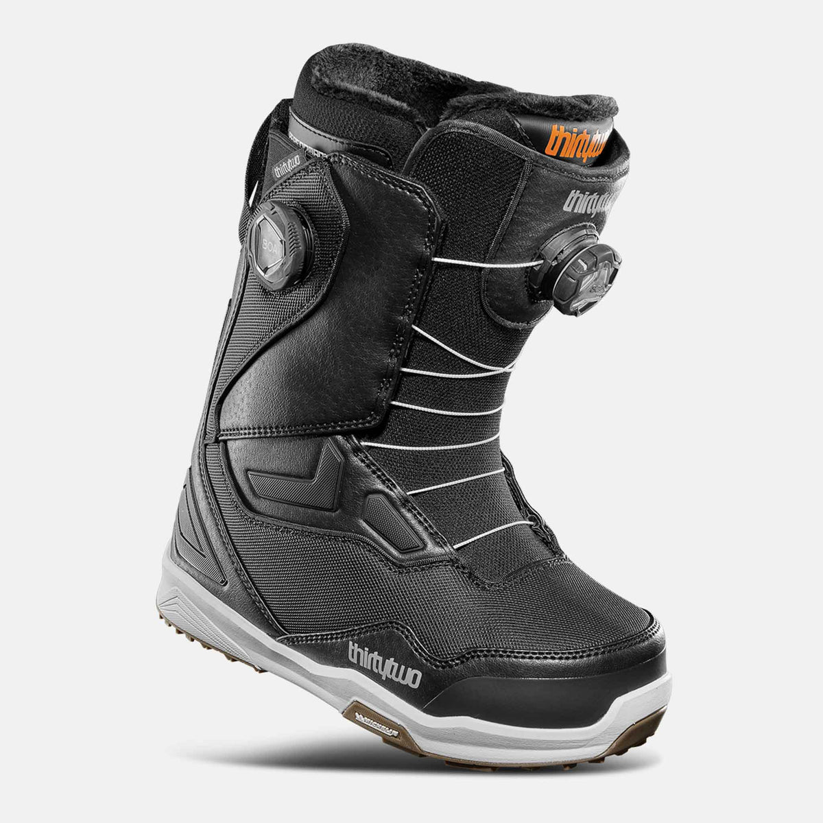 TM-2 Double Boa Wms | Black/White/Gum