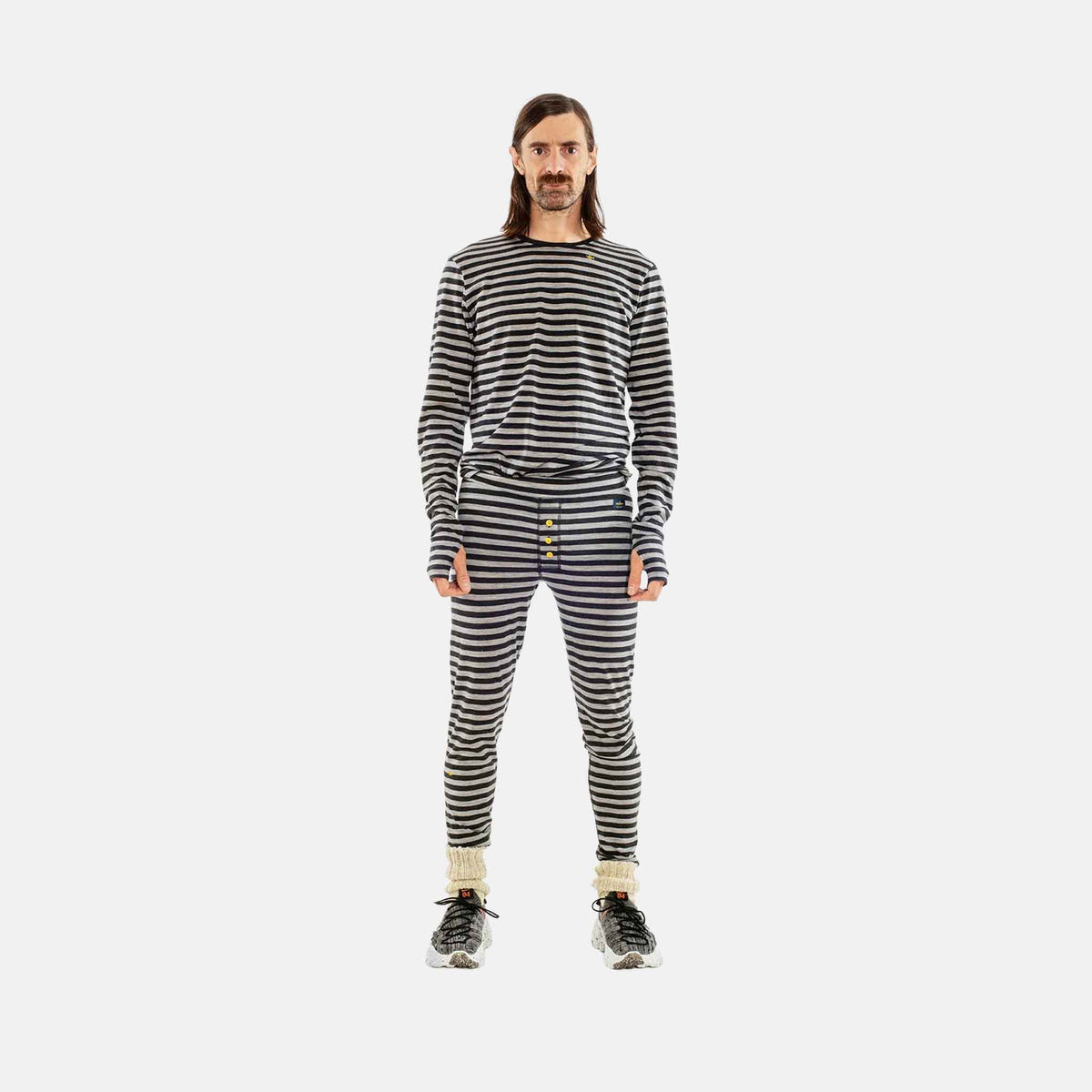 Glint 170g Mens Long Sleeve | Nineties Stripe