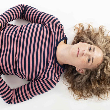 Glint 170g Womens Long Sleeve | Stripe