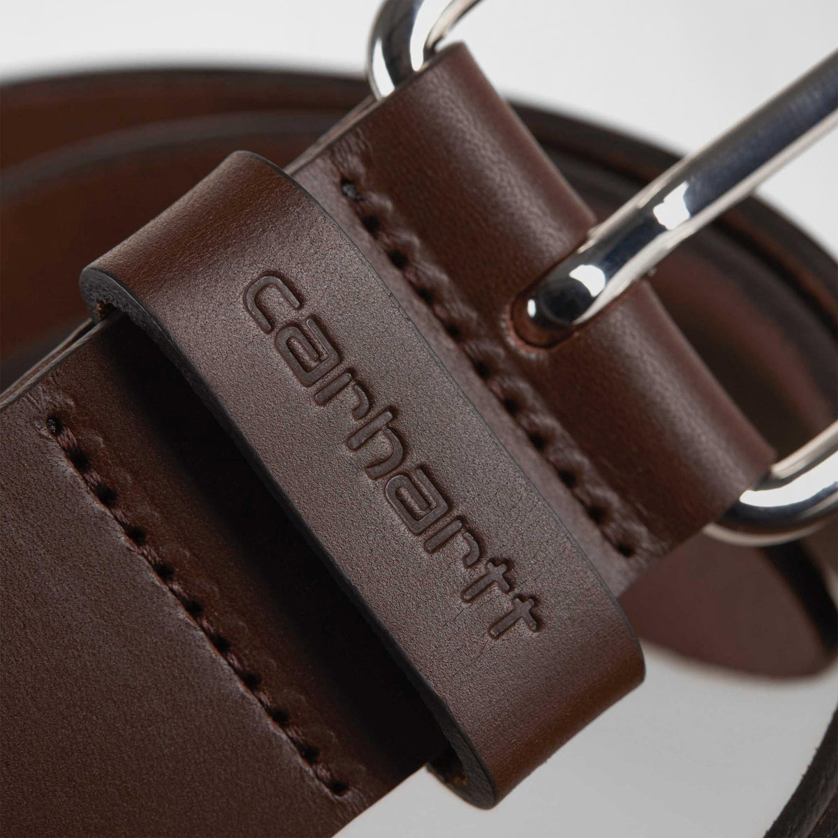 Script Belt | Dark Brown / Silver