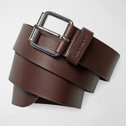 Script Belt | Dark Brown / Silver