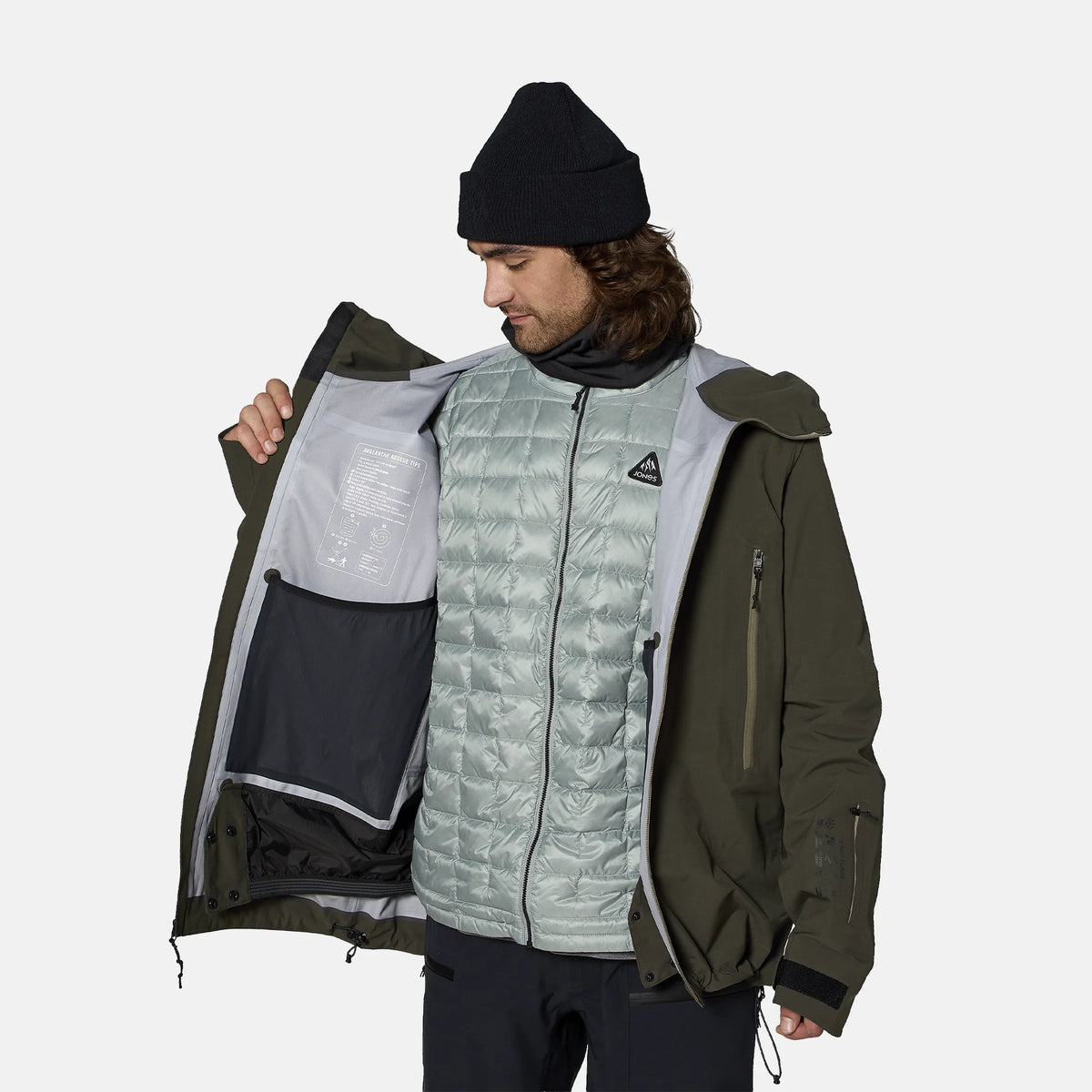 Further 3L Stretch Jacket | Midnight Green