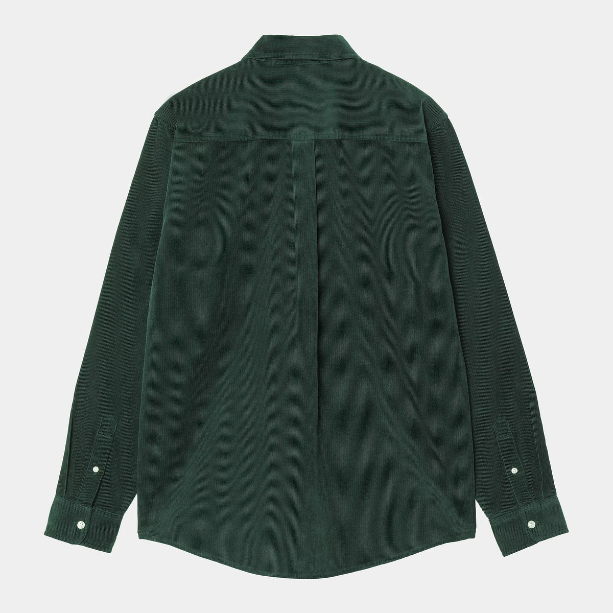 L/S Madison Fine Cord Shirt | Conifer / Wax