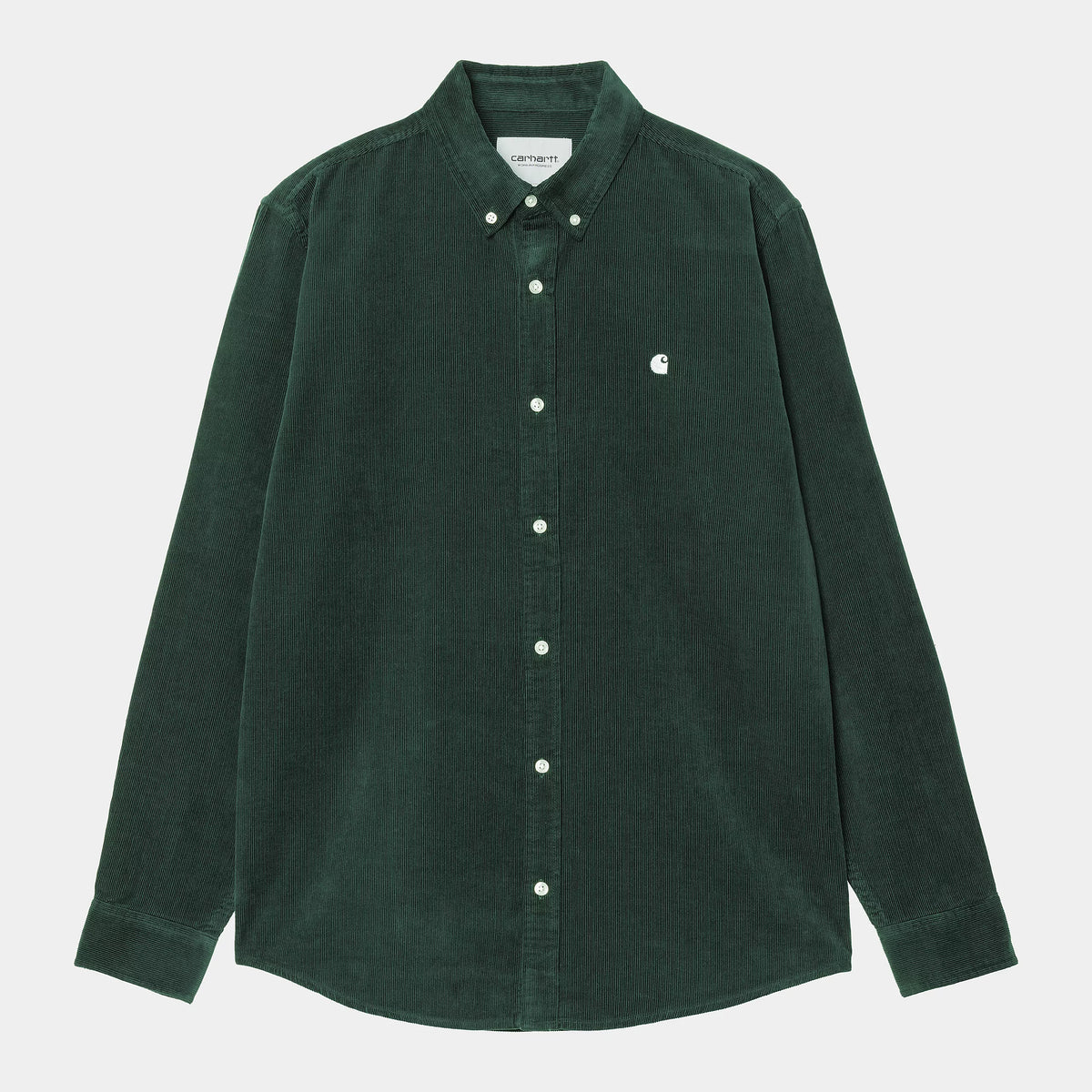 L/S Madison Fine Cord Shirt | Conifer / Wax