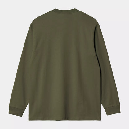 L/S Pocket T-Shirt | Dollar Green