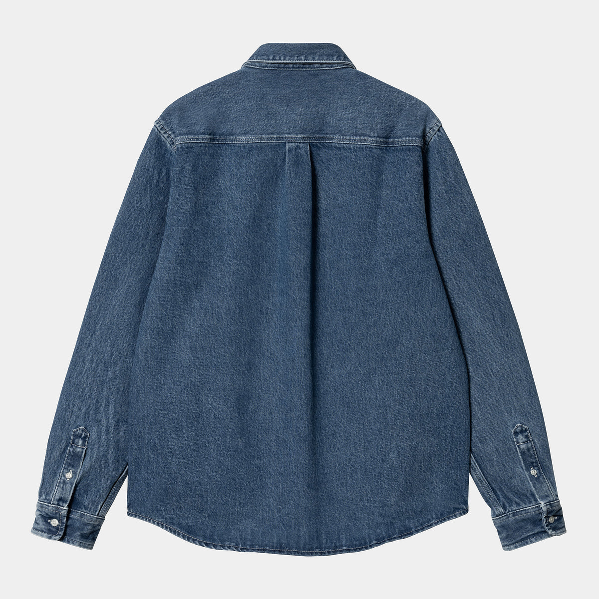 L/S Weldon Shirt | Blue (heavy stone wash)