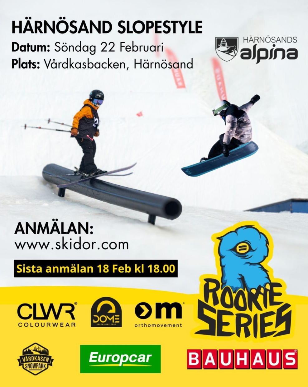 Rookie Series - Slopestyle - Härnösand