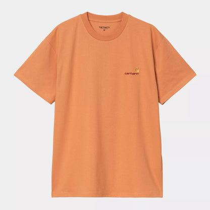 S/S American Script T-Shirt | Redhaven