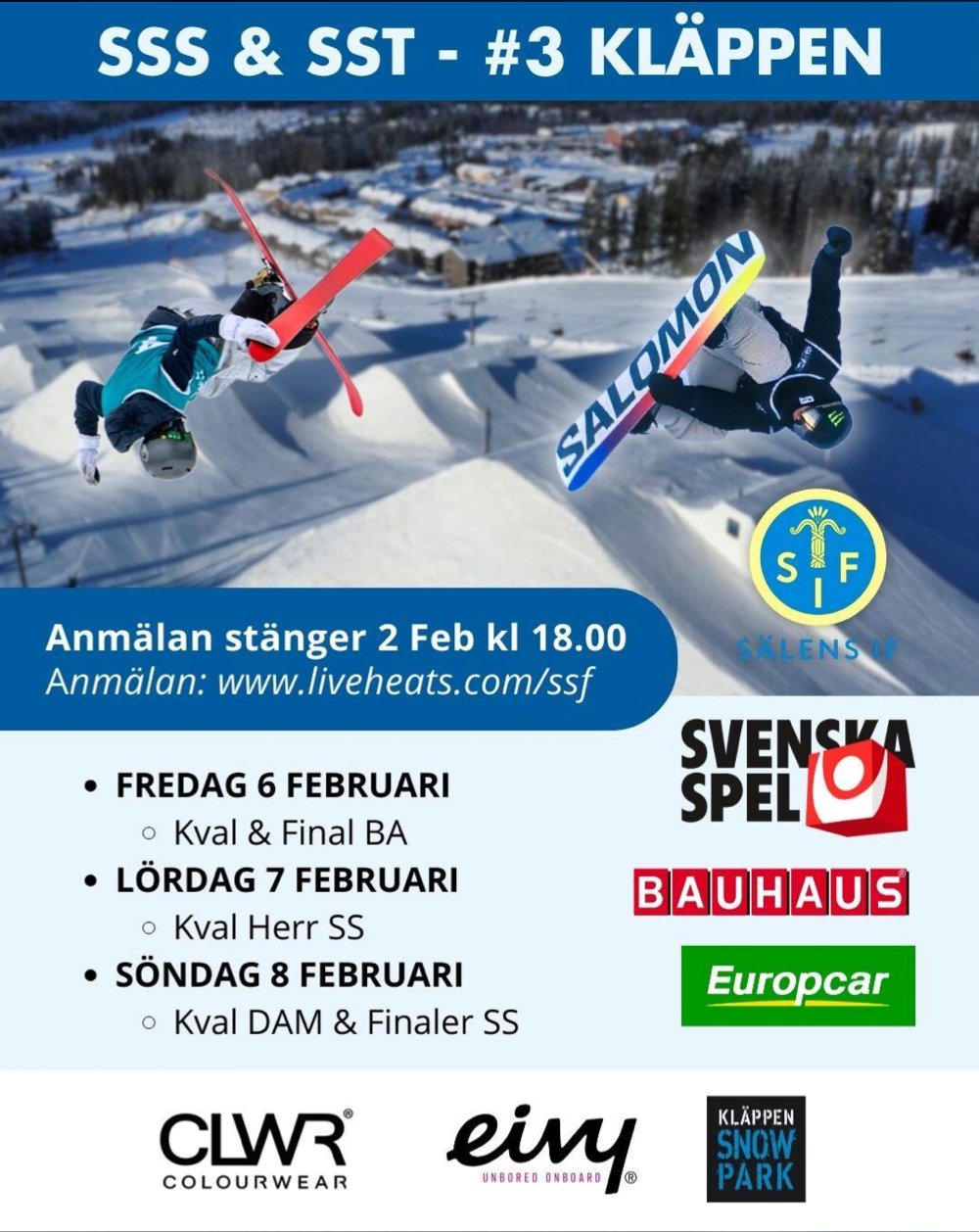 Swedish Snowboard Series - Kläppen